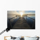 Sunset over Pier Chena Wall Decal