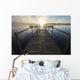 Sunset over Pier Chena Wall Decal