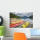 Kayaks Row Shore Eklutna Wall Decal