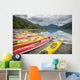 Kayaks Row Shore Eklutna Wall Decal