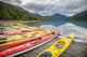 Kayaks Row Shore Eklutna Wall Decal