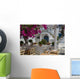 Bougainvillea Growing around Taverna Wall Decal