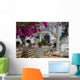 Bougainvillea Growing around Taverna Wall Decal