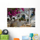 Bougainvillea Growing around Taverna Wall Decal