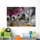 Bougainvillea Growing around Taverna Wall Decal