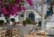 Bougainvillea Growing around Taverna Wall Decal
