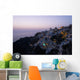 Aerial Oia and Windmill Wall Decal