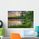 Lakeside Sunset Wall Decal