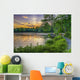 Lakeside Sunset Wall Decal