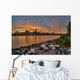 Sunset over Manhattan Skyline Wall Decal