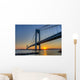 Verrazano-narrows Bridge Sunset Brooklyn Wall Decal