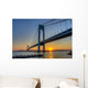 Verrazano-narrows Bridge Sunset Brooklyn Wall Decal