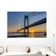Verrazano-narrows Bridge Sunset Brooklyn Wall Decal