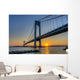 Verrazano-narrows Bridge Sunset Brooklyn Wall Decal