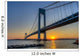 Verrazano-narrows Bridge Sunset Brooklyn Wall Decal