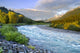 Rushing River and Autumn Wall Decal