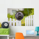Hat Hanging Post White Wall Decal