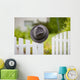 Hat Hanging Post White Wall Decal