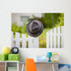 Hat Hanging Post White Wall Decal