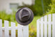 Hat Hanging Post White Wall Decal