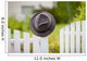 Hat Hanging Post White Wall Decal