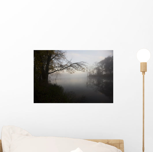 Dawn Pond Autumn Wall Decal