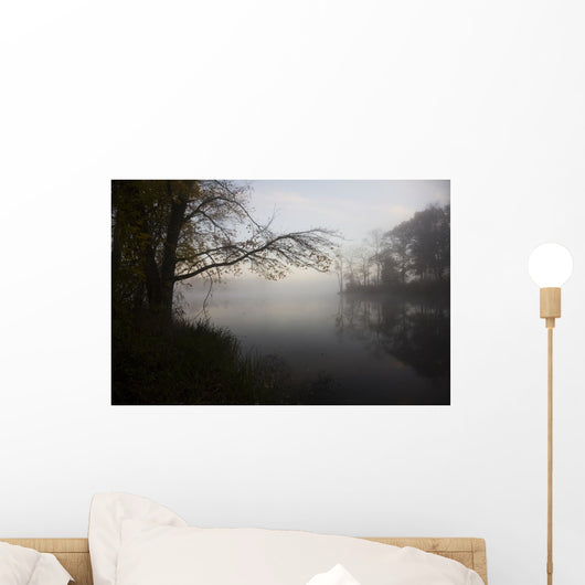 Dawn Pond Autumn Wall Decal