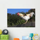 Traditional Leghorn Rooster Crowing Wall Decal