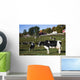 Holstein Dairy Cows Autumn Wall Decal Design 1