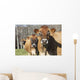 Jersey Cows Autumn Pasture Wall Decal Design 2