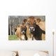 Jersey Cows Autumn Pasture Wall Decal Design 2