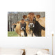 Jersey Cows Autumn Pasture Wall Decal Design 2