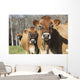 Jersey Cows Autumn Pasture Wall Decal Design 2