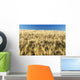 Golden Barley Field with Wall Decal Design 2