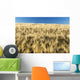 Golden Barley Field with Wall Decal Design 2
