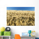 Golden Barley Field with Wall Decal Design 2