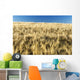 Golden Barley Field with Wall Decal Design 2
