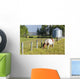 White and Brown Horse Wall Decal