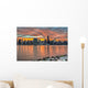 Sunset over Manhattan Gantry Wall Decal