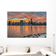 Sunset over Manhattan Gantry Wall Decal