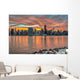 Sunset over Manhattan Gantry Wall Decal