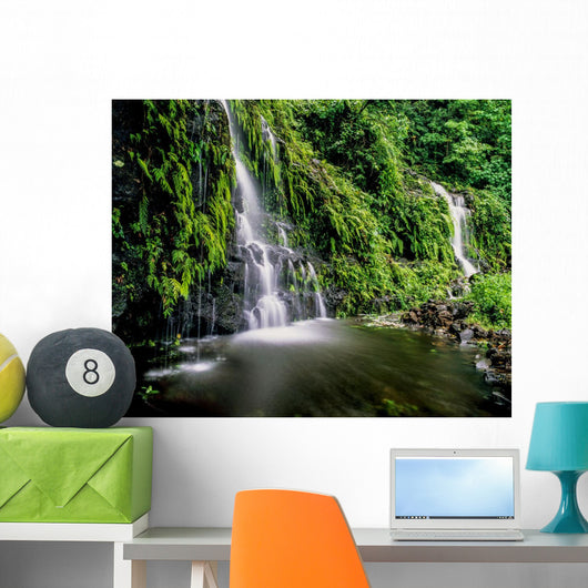 Waterfall Southeast Coast Upolu Wall Decal