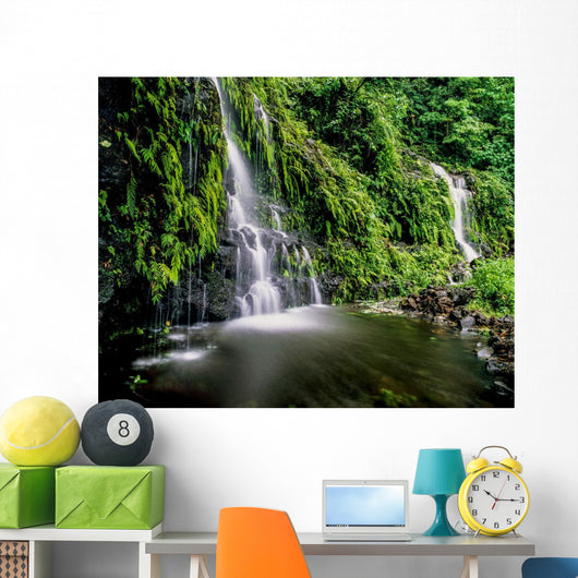 Waterfall Southeast Coast Upolu Wall Decal
