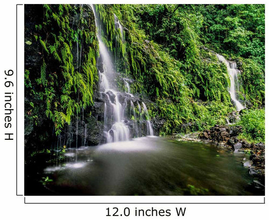 Waterfall Southeast Coast Upolu Wall Decal