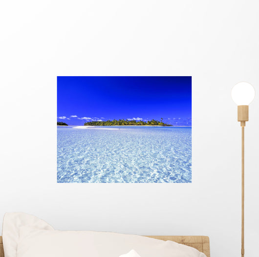 One Foot Island Aitutaki Wall Decal