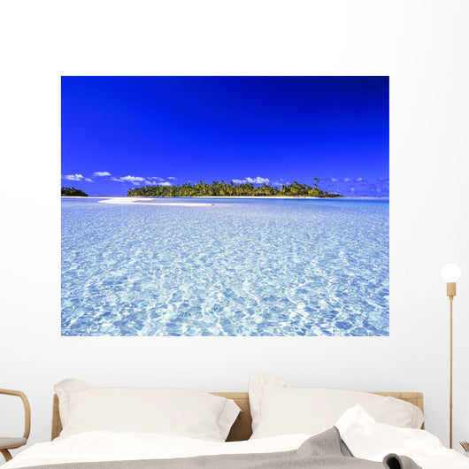 One Foot Island Aitutaki Wall Decal