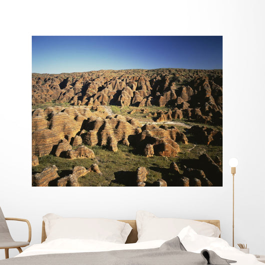 Rugged Landscape with Eroded Wall Decal