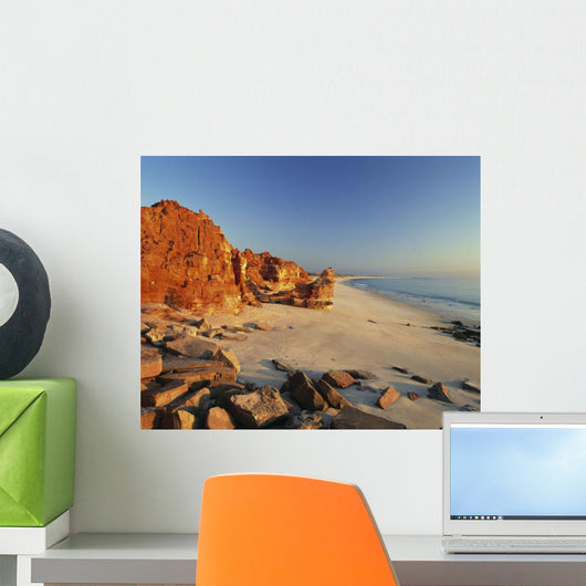 Cape Leveque Glowing Red Wall Decal