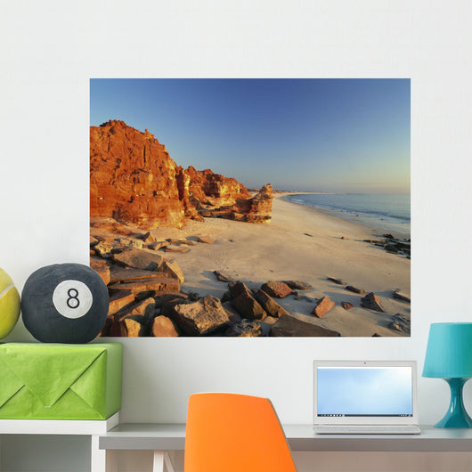 Cape Leveque Glowing Red Wall Decal