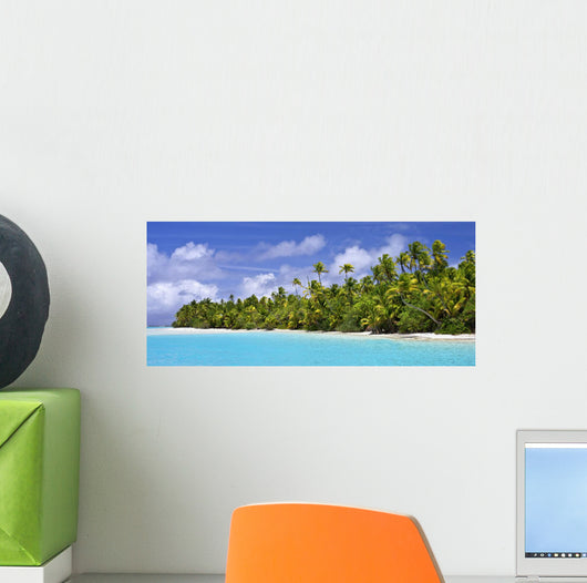 Remote Island near Barefoot Wall Decal